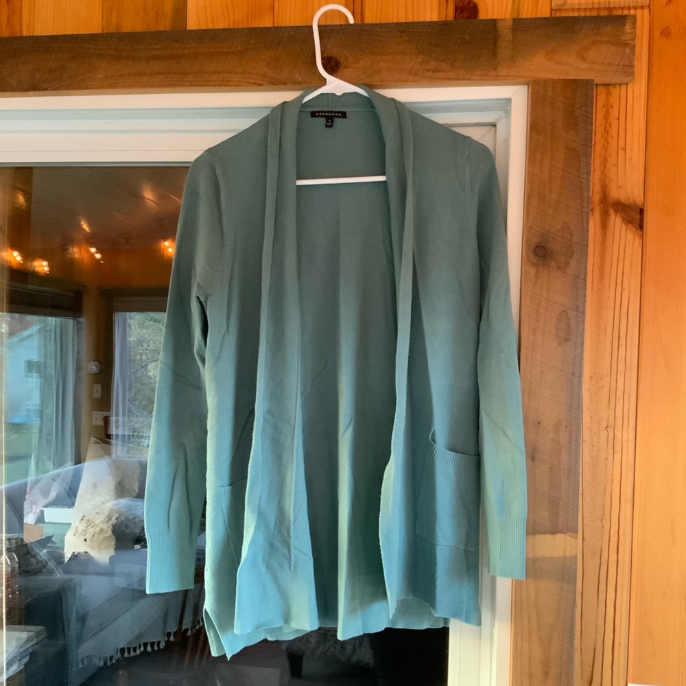 Staccato teal greenish cardigan